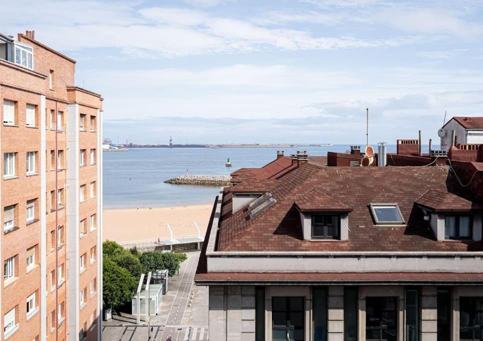 Myhousespain - Moderno Piso Frente Al Mar Gijon Bagian luar foto